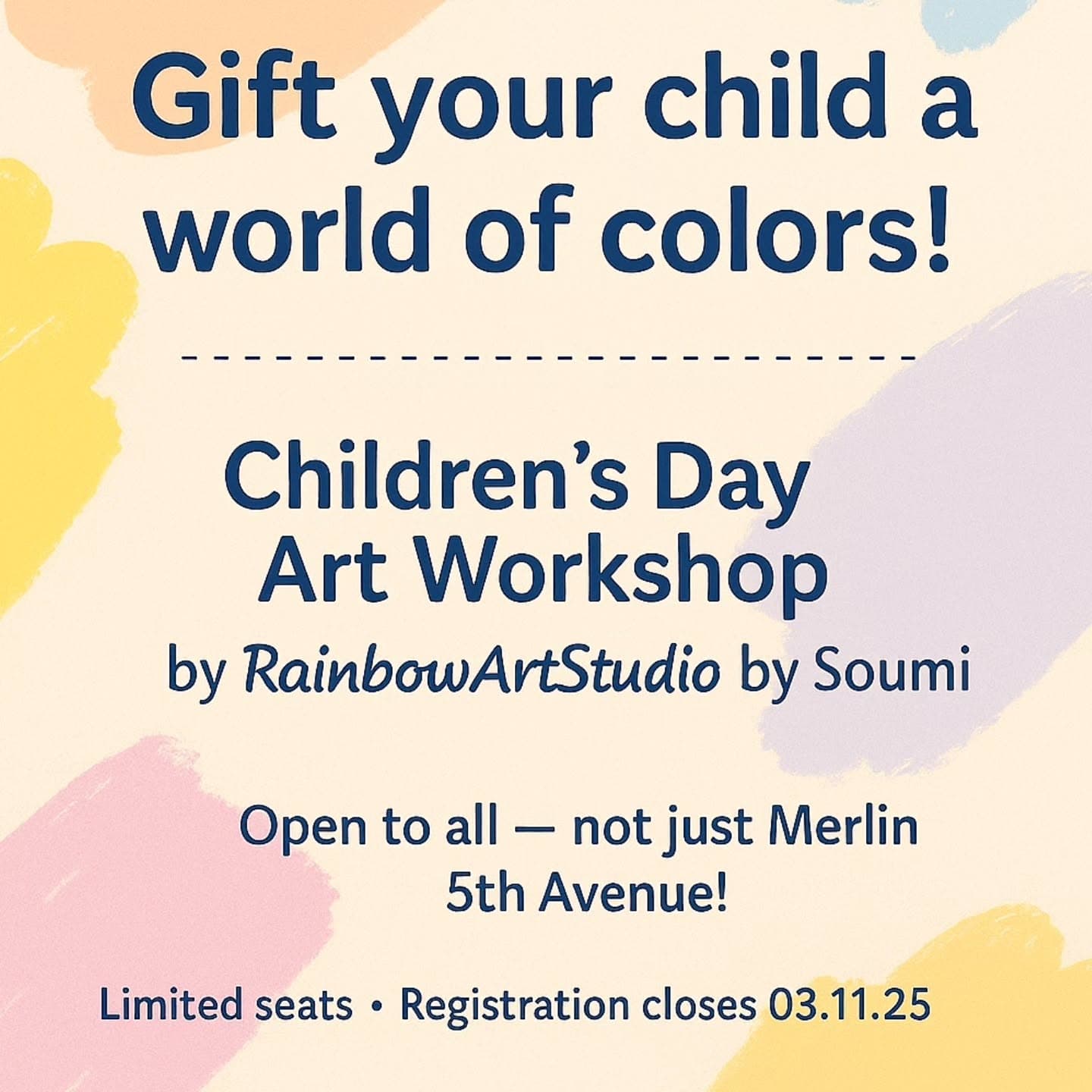 Brushes and palette knives resting beside a canvas in progress.